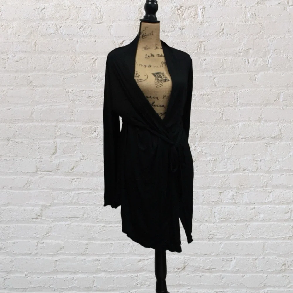 Black Jenni Intimates Robe - Picture 1 of 5